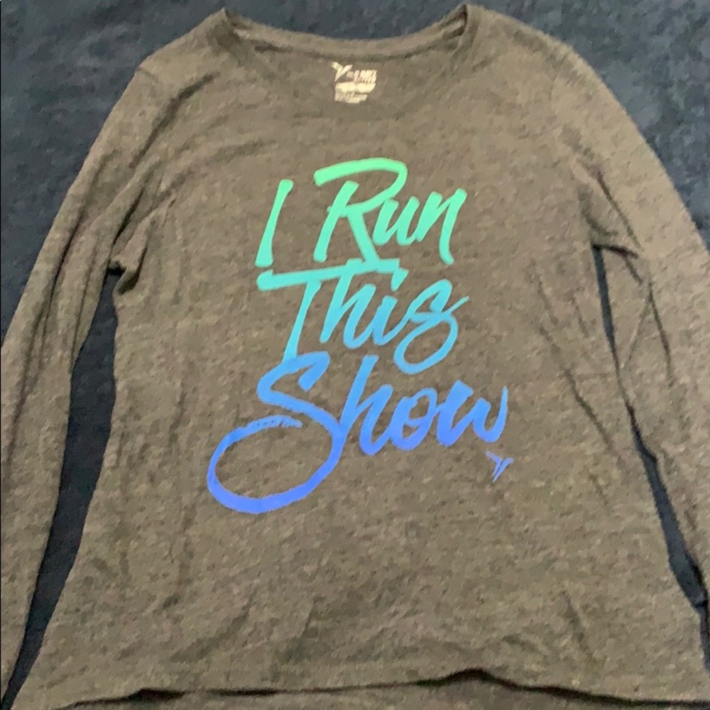 Girls Gray graphic T-shirt